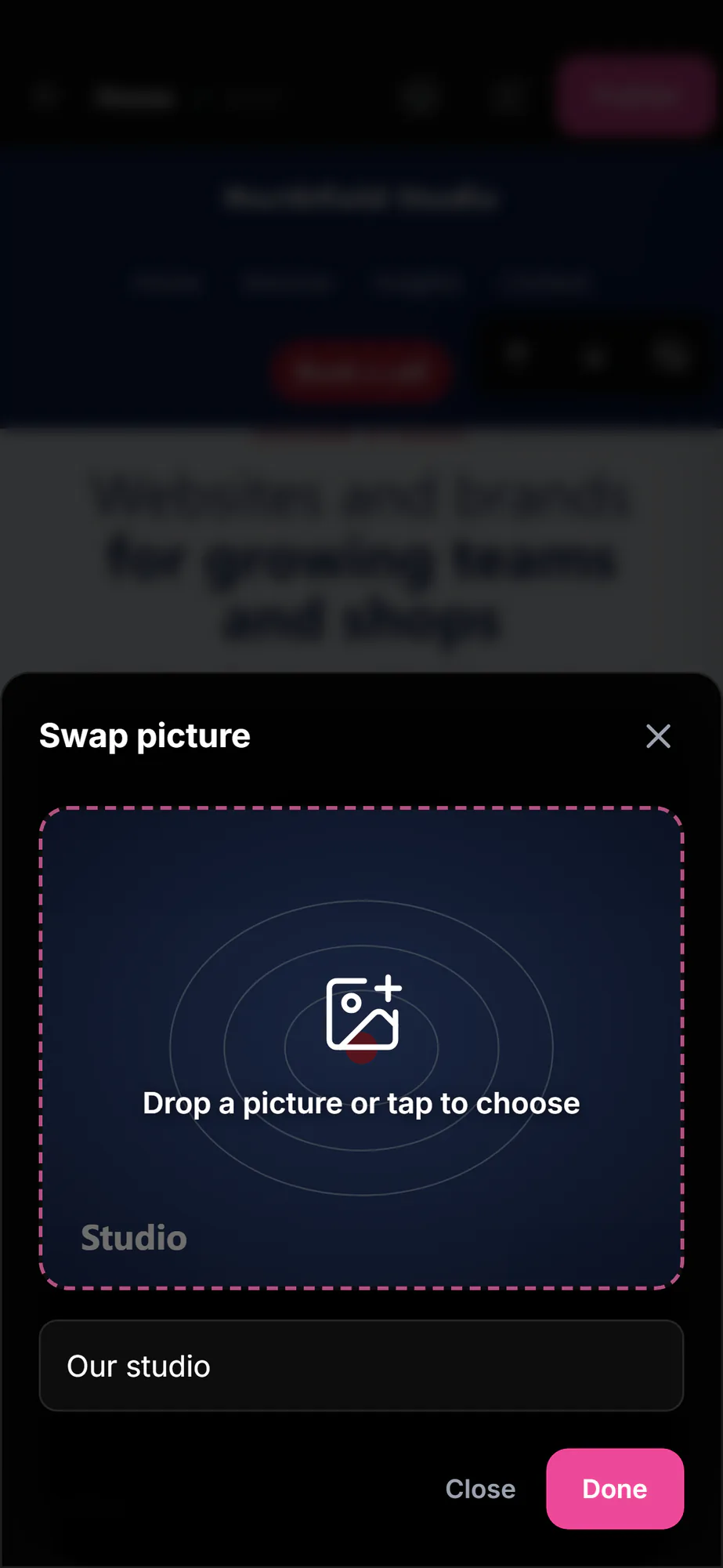 The Swap picture sheet